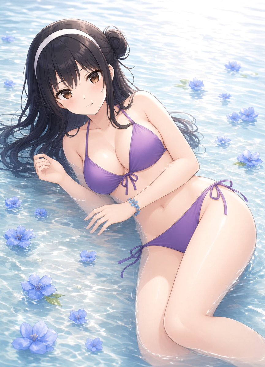 freedom201510's tweet photo. 月曜日のJK(水着Ver)
制服姿はピクシブとかに上げてます。

この娘は大体週の初めに現れる予定 https://t.co/DehDFF24qu