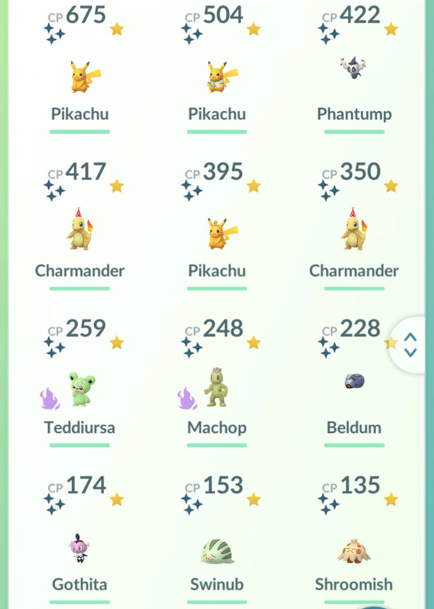 LitDope_'s tweet photo. 2ヶ月にしては色違い少ない方か
#ポケモンGO https://t.co/uoRkD8E5K8