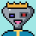 Onchainized's tweet photo. Alien king? 

@RobinhoodCrypto @vladtenev https://t.co/epbPtXTVFl
