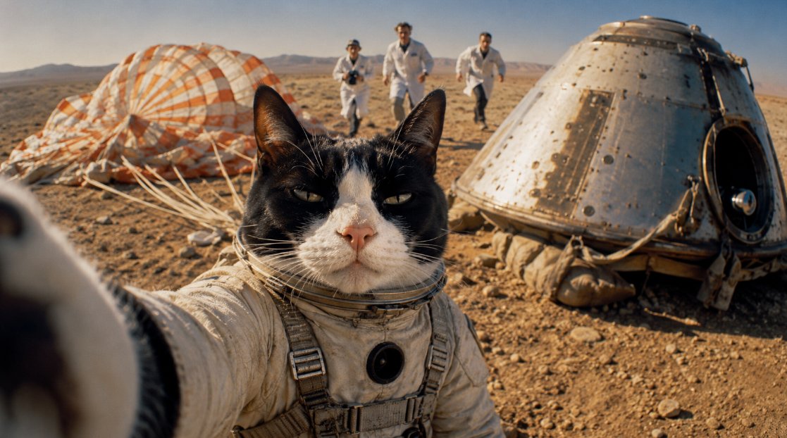 spacedogecat's tweet photo. space was cool

7/10

missed snacks https://t.co/pWUeoWGMGq