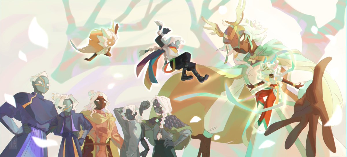 grey_owl22's tweet photo. Today is my 4th Sky Anniversary!! 🎉🪷🦌

I can't believe how time flew by, four years playing a game that had been a solid part of my life ❤️
Featuring my own skykid throughout the years and my fav spirits! 

I hope to continue playing Sky 🥹🫶
#thatkygame 
#skycreatortroupe https://t.co/wqSKVshgtF