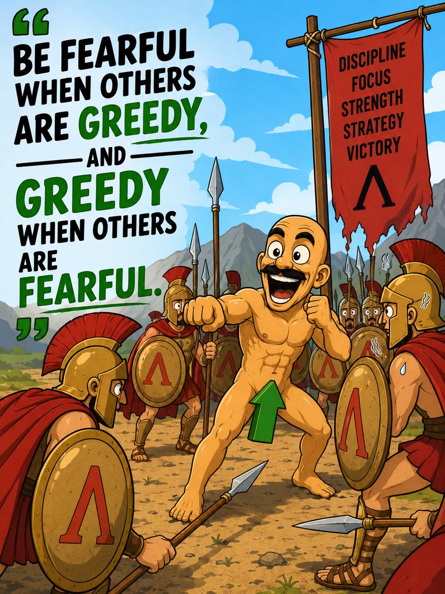 Monsquazz's tweet photo. Be fearful when others are GREEDY and GREEDY when others are FEARFUL.

-Monsquaz https://t.co/0zrGmpeFAH