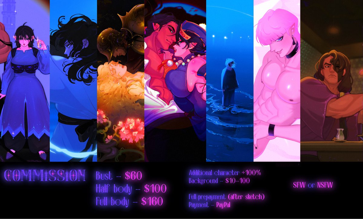 mitsuhiro_end's tweet photo. 1 type: 

✶ my usual art - you get a picture from me in my usual way

Prices are in dollars, but I accept payment by:
💜PayPal 
💜Payonner
💖Monobank (Ukraine)
💙TBC (Georgia)
💙Bank of Georgia (Georgia) https://t.co/WoaJgZnnRH
