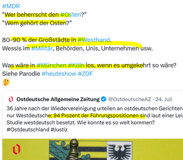 schwabe_willi's tweet photo. @Reblaus10 Dümmliche #AgitProp #Propaganda eines #ÖRR-Millionärs (O-Ton) und #Nachkriegsgewinnlers
ohne Anerkennung geschichtlicher Fakten.
🤔
Krieg - Teilung - Marshall-Plan vs. Reparation - Besatzung durch Wessis
siehe Kommentare
https://t.co/VoM5aASkwb https://t.co/FhH1DyeqHi