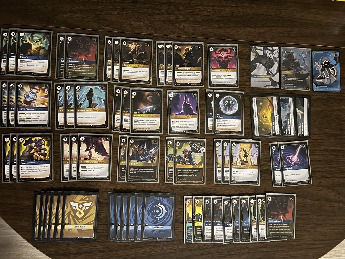 Dokgebi's tweet photo. Finished Milwaukee Showdown on Saturday with a 7-2-1 record which isn’t terrible. Definitely could’ve gotten a few more wins but recap coming out either tonight or wed
Decklist below, there’s a few cards I didn’t have in me but details in my recap video https://t.co/0T4v1RlmyA
