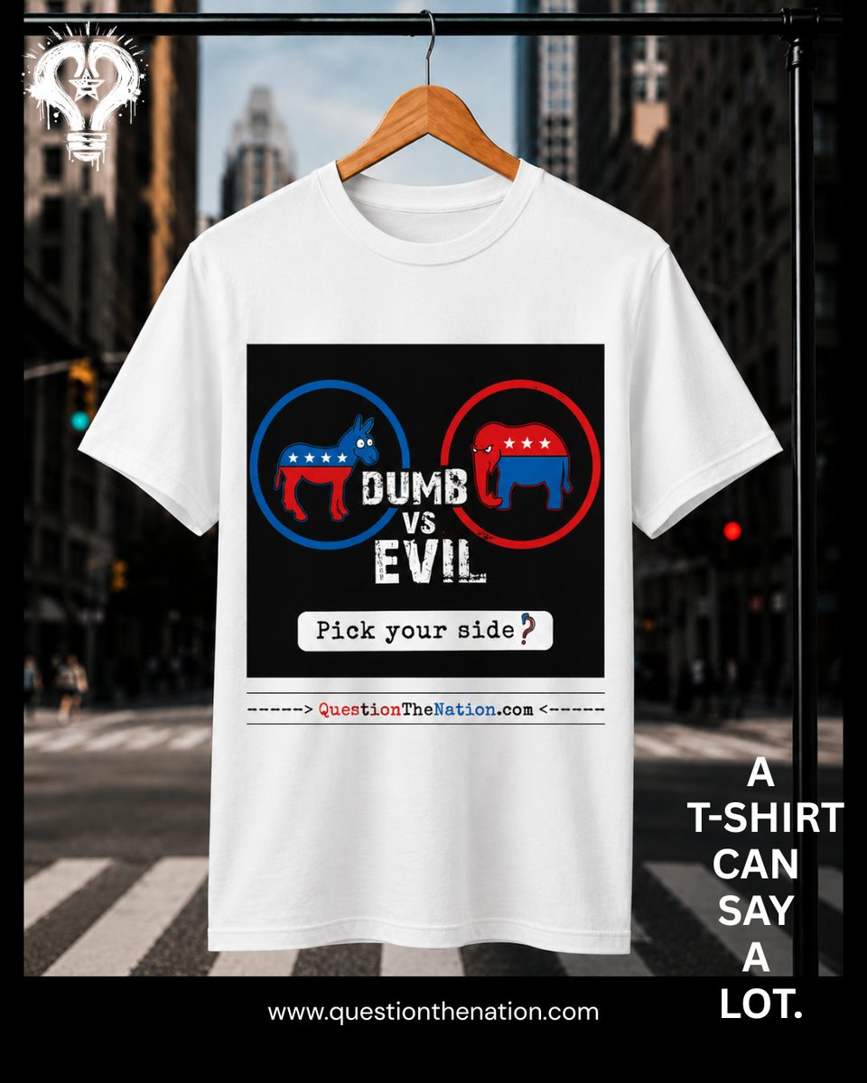 QTNstore's tweet photo. What you wear can communicate an idea before you say a word. We create apparel designed to make people pause, think, and maybe start a conversation.
Wear something worth talking about.
https://t.co/bUTAP3yPZX
#questionthenation #statementtee #graphictee #streetwear https://t.co/CiIP34ob3i