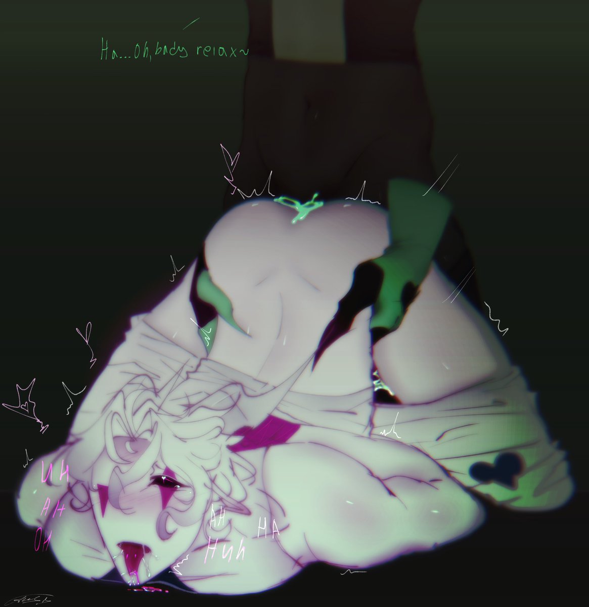 moon_moonuzbr's tweet photo. Faster…💗💚🔞  #tfc #thefreakcircus #2pharlequin x #harlequin https://t.co/dXKJtMaX3c