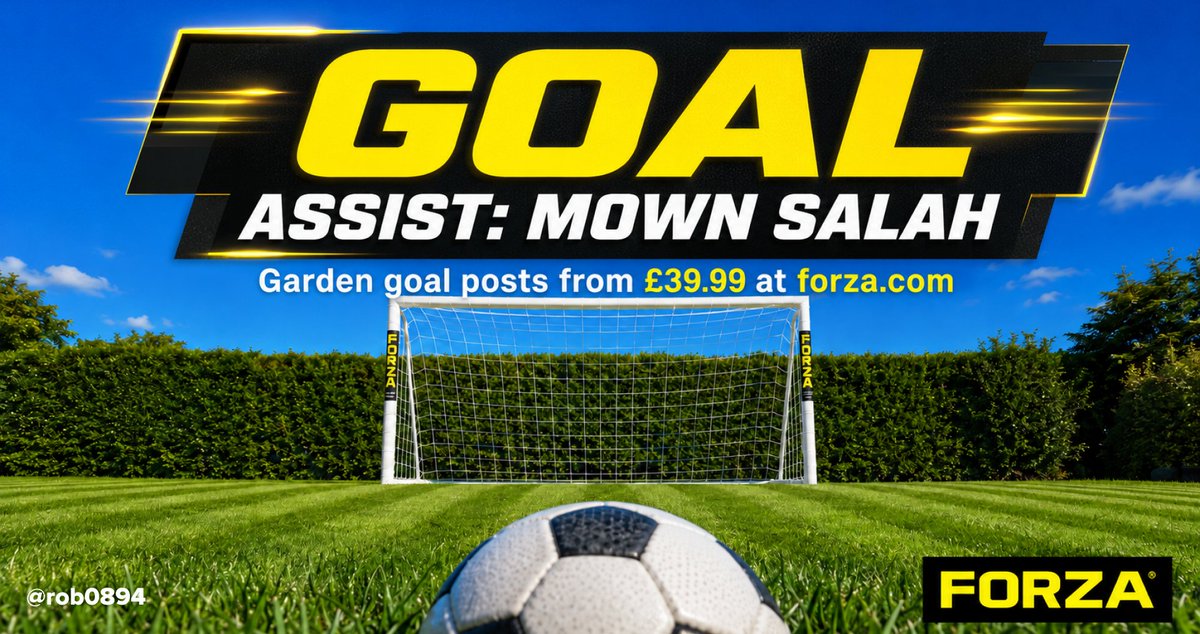 rob0894's tweet photo. "The opposition manager, Ange Compostecoglu, is up in arms after that one flew past Tim Flowers and into the top bins. 1-0." @forza_goal

One Minute Brief of the Day - 24/08/26 Create posters to advertise #GardenFootballGoals 🏡📷

@OneMinuteBriefs https://t.co/KcICUhAK7I