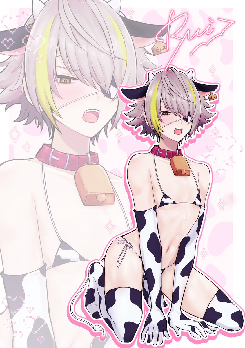 podanono's tweet photo. りゅい🛹💗（牛柄ビキニのすがた🐮👙） https://t.co/mMLPlNilgo