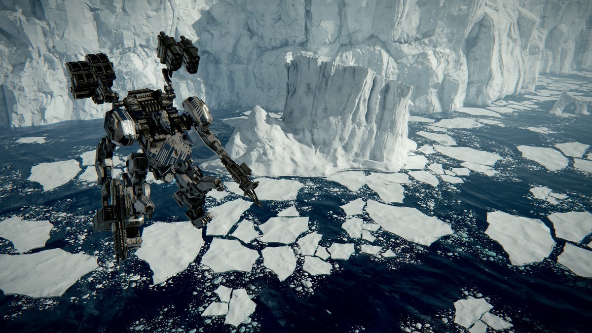 FrostPod_09's tweet photo. ヨルゲン燃料基地から見える氷河の描写は本当に素晴らしいから確認しにいって欲しい
#アーマードコア6　
#AC6　
#AC6写真部 https://t.co/011M7lHdsX