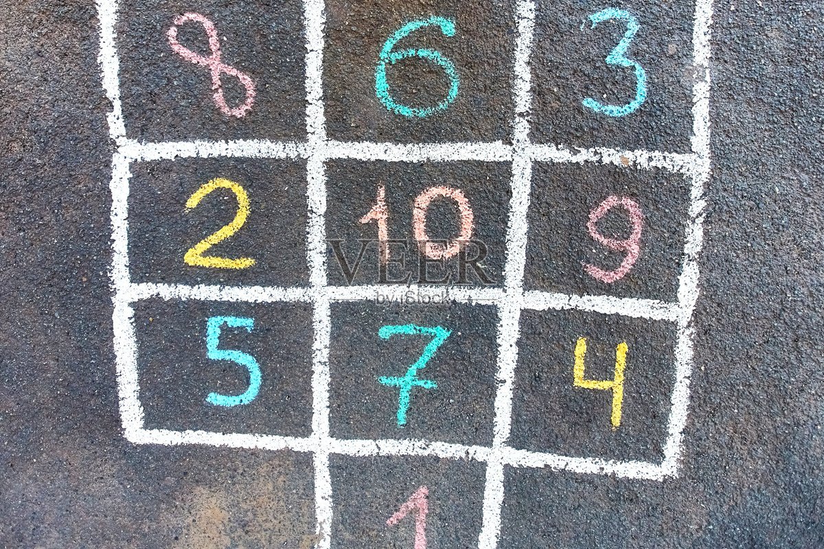 Vurfauz's tweet photo. Playing sidewalk chalk hopscotch with my 5-year-old  best afternoon ever! https://t.co/cb4qwceMTL