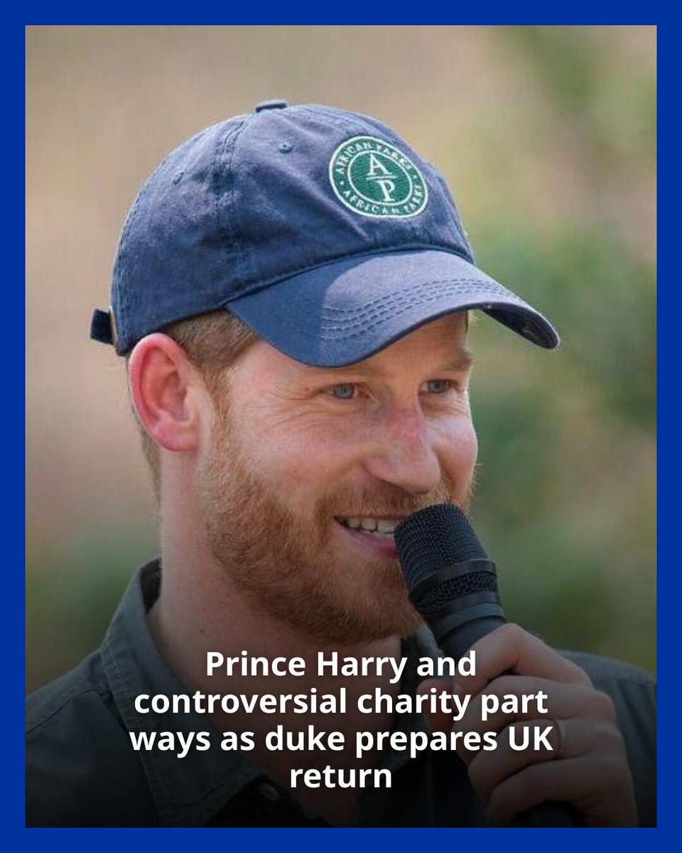 Daily_Express's tweet photo. The Duke of Sussex is set to no longer be involved with the charity. #DailyExpress https://t.co/bJo7qGbeo6