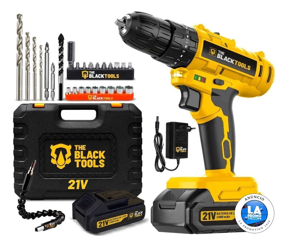 lapromotion_'s tweet photo. Parafusadeira Furadeira De Impacto A Bateria 21V 3/8” Bivolt 1400 Rpm Com Acessórios E Maleta Tb-21Pzw The Black Tools - R$ 79
-Cupom: TBTSTOCK10 + CONSTROINOML

https://t.co/TXv8gbQSGz https://t.co/yFXKKxgUlb