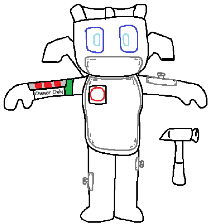 EclipsedDevTeam's tweet photo. We FINALLY designed a survivor that has been planned for a while, who is based around tycoons! Her name is Cache. https://t.co/fyjXtrXez6