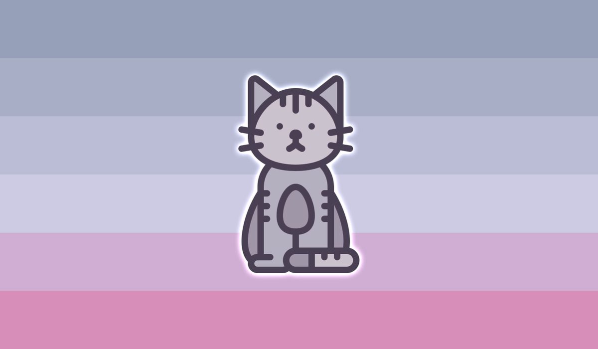 lessknownlabels's tweet photo. (Day 49)
Kittycute
Described as: “a flag for individuals who identify as a cute kitty, who feel cute in a kitty-like way, or connect with both kitties and cuteness in some way”
-> Coined by iconcupidflags on tumblr

https://t.co/mwXD2h6bro https://t.co/558xTILqe9