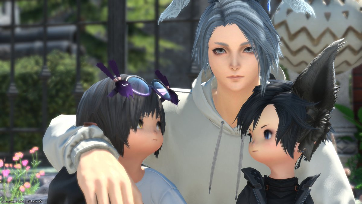 ohsin_FF14's tweet photo. 両手に花 https://t.co/bowhIhjG6S