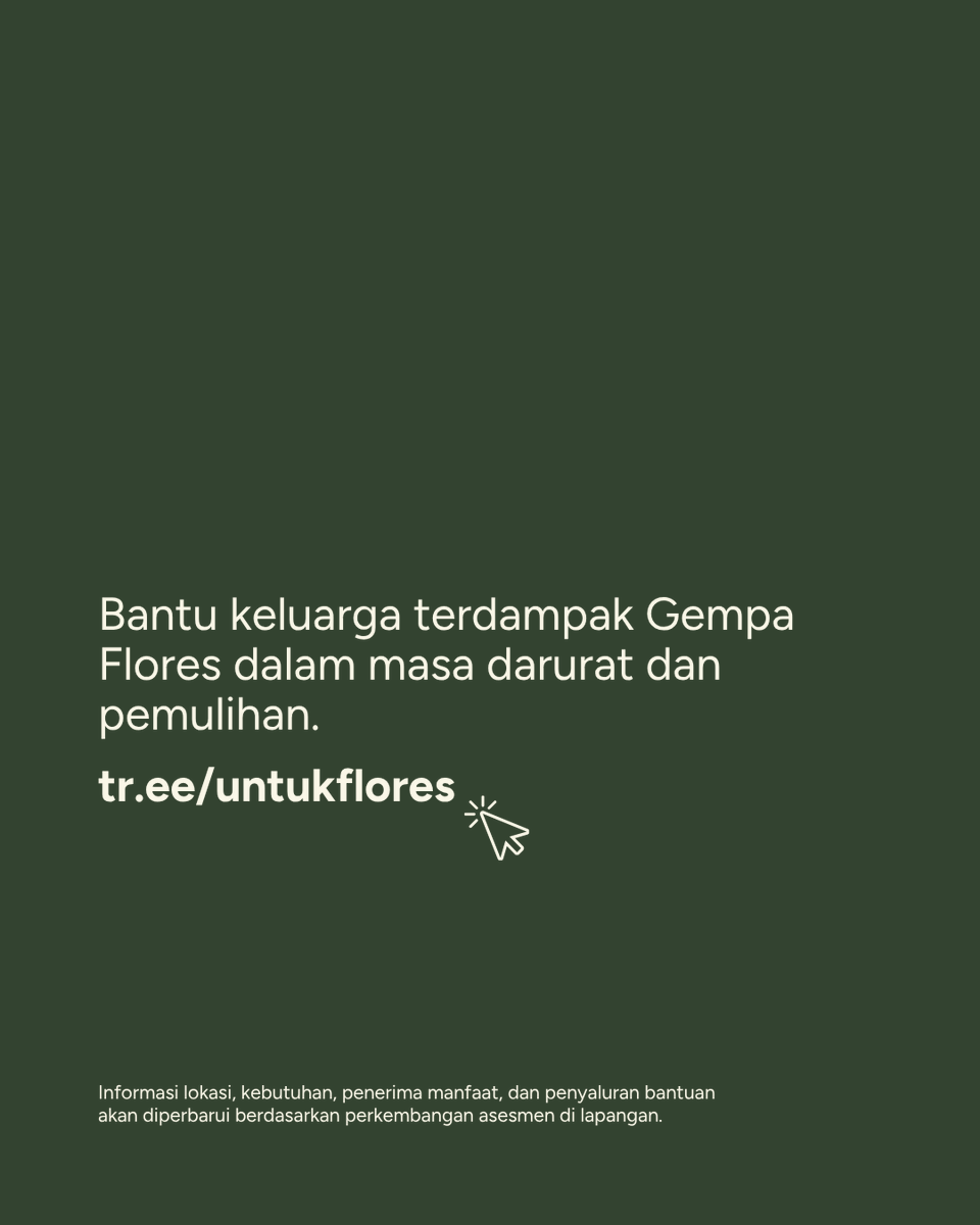 idepfoundation's tweet photo. Kami putuskan untuk meneruskannya kepada sahabat semua sebab masih banyak keluarga terdampak yang sedang bertahan hidup dalam keterbatasan di tenda-tenda pengungsian.

Klik https://t.co/Z9UinbJghv untuk ikut urunan. Terima kasih!

#IDEPSelarasAlam #gempaflores #tanggapdarurat https://t.co/yeskBahs9S