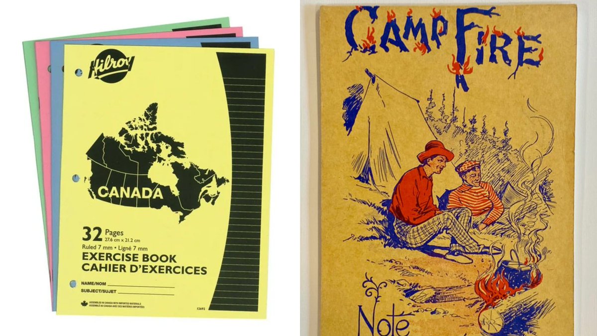 CraigBaird's tweet photo. Growing up, many Canadians had Hilroy and Campfire notebooks. These school supplies became synonymous with the start of the school year.
But what is the history of these famous school supplies?
This is the story.

🧵 1/8 https://t.co/fFj607Qia6