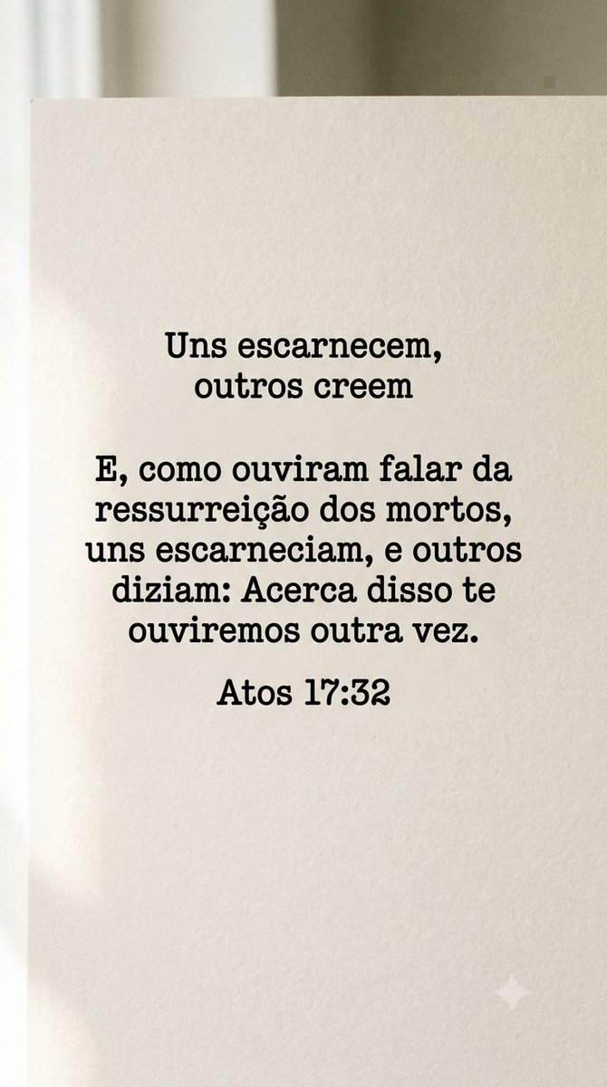 MUNDOGAMES2021's tweet photo. Uns escarnecem, outros creem
E, como ouviram falar da ressurreição dos mortos, uns escarneciam, e outros diziam: Acerca disso te ouviremos outra vez.

Atos 17:32 https://t.co/VrdebWUwPR