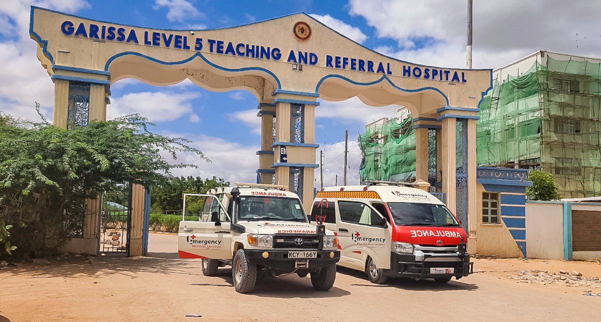 EMS_Kenya's tweet photo. Over the weekend, our crews covered 2,913 km on two critical transfers: Eldoret–Garissa and Nairobi–Kutulo, Mandera County.
Across every kilometre, our teams delivered continuous care, vigilance and compassion to the patients.🚑
#EPlusKenya #TimeIsLife https://t.co/YqxSsqEurT