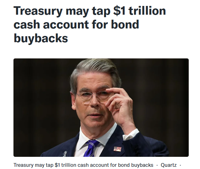 WallStreetMav's tweet photo. Our national debt has reached $40 trillion and interest payments are now $1.3 trillion per year. 

Interest payments consume 42% of all corporate and individual income taxes before any other program is funded. We borrow $2 trillion per year in additional debt to keep the lights on.

Now the Treasury is being forced to manipulate interest rates from going higher. The average interest rate on the $40 trillion is currently about 3.3%. As those older treasury bonds mature and get rolled over at nearly 5%, the overall interest expense for the govt will rise from $1.3 trillion per year to $2 trillion per year (and beyond).

You can quickly see how this cycle in interest payments on the national debt could swallow most of the US govt budget.

Meanwhile, Congress is making zero effort to cut spending.