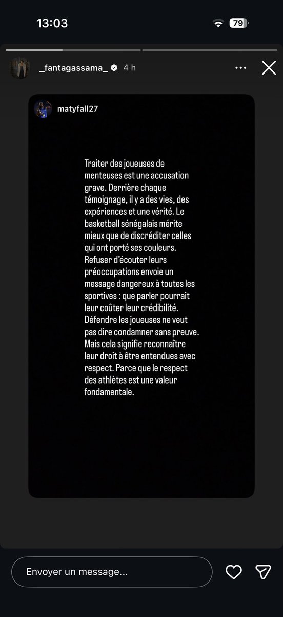 oumardjigo62's tweet photo. Le move typique de la FSBB, S’empresser de sortir un communiqué pour démentir les joueuses. 

At this point of time, les joueuses on énormément besoin de notre soutien. 

We stand by your side queens 🇸🇳❤️ 

Keineu doulein jaxassé ak nioun Inchalla. https://t.co/yXO7oBorBP