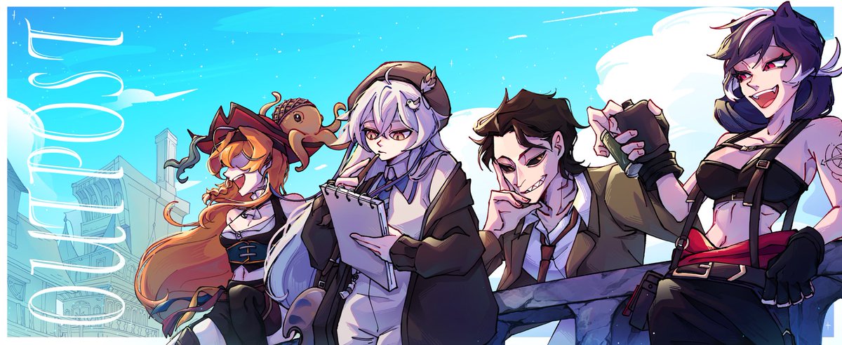 Outpost_G's tweet photo. Our team ☺️✨

#drawing #art #digitalart #ArtistOnTwitter https://t.co/OsWSbwQL3G