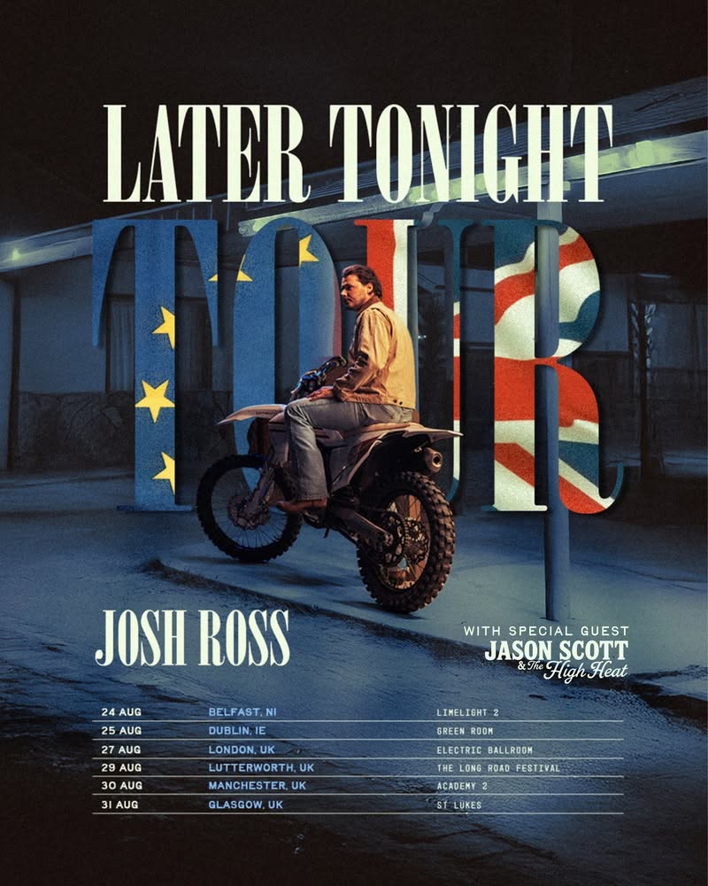 LimelightNI's tweet photo. JOSH ROSS TONIGHT ⏰

Doors: 7pm
Jason Scott &amp; The High Heat: 8pm
Josh Ross: 9pm

Times are subject to change. Remaining tickets available at the door and via Ticketmaster 🎫 https://t.co/hahy5ySore