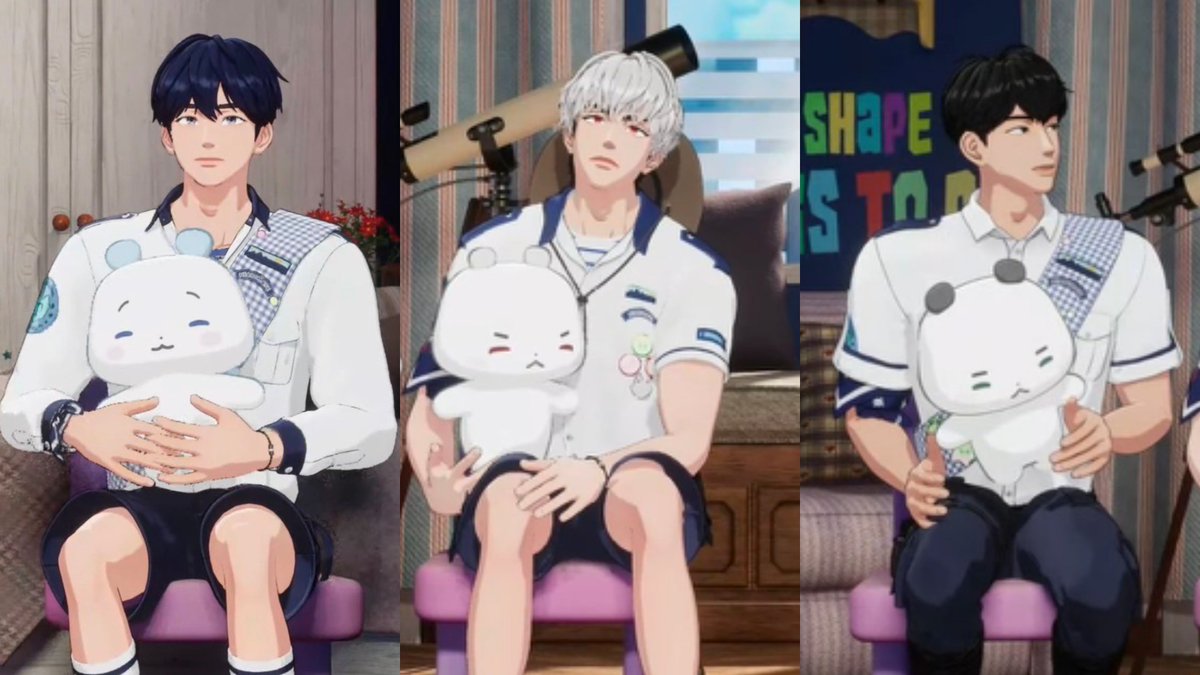 bampllily's tweet photo. the difference is killing me cus why are ppeunla treating mwa and miimu like an armrest 😭 https://t.co/0EXWGhHgNJ