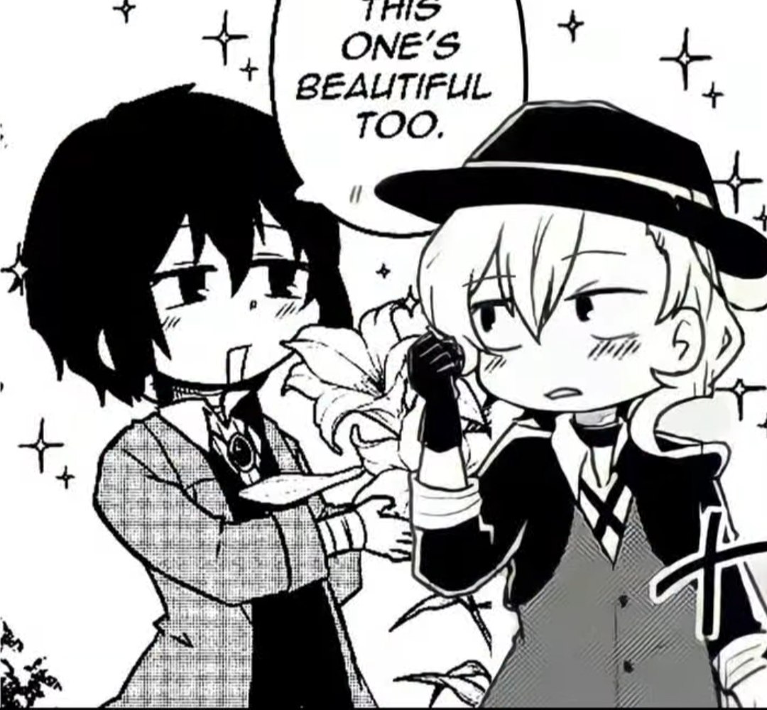 TheBungoCorner's tweet photo. You sure you're talking about the flower? 👀
#skk #soukoku #dachuu #太中 https://t.co/IuAyvAZyLJ