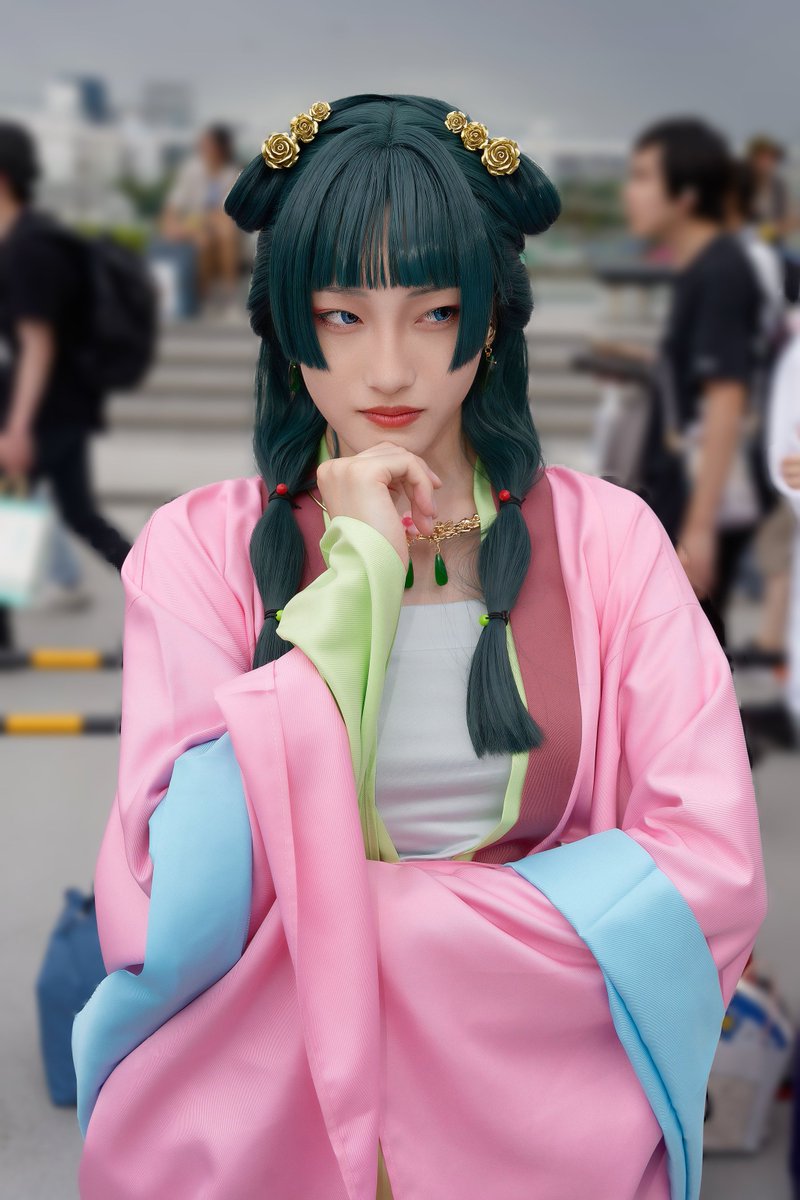 Sein_000's tweet photo. 猫猫（園遊会ver） c108 1日目
猫猫といえば…の表情？？

📸  @kurahasi1さん
#c108 #c108_cos
 #薬屋のひとりごとコスプレ https://t.co/rP7PsaNZjS