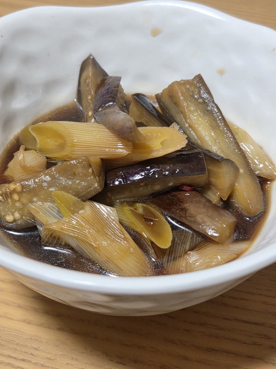 abbey_Serpent's tweet photo. 今日のご飯

左:冷しゃぶ
右:茄子の南蛮漬け

今日は蒸し暑かったので唐辛子多めの南蛮漬け🍆
ちょっと辛くして、体に溜まった湿気を追い出しちゃいます👊
今日もしっかり食べて明日も元気になーれ⭐

#料理
#家庭料理 https://t.co/DXNKi3ab6i