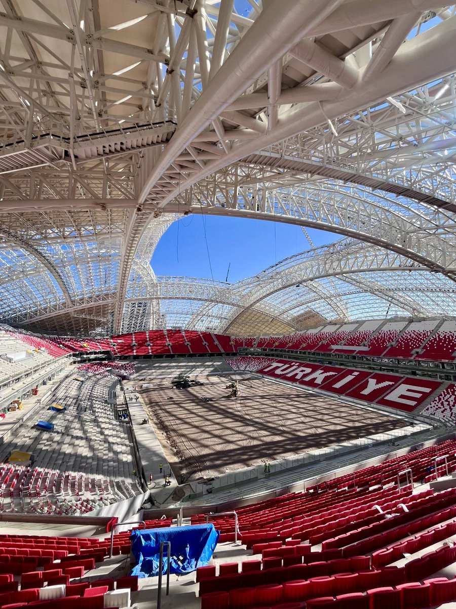TRstadyumlar's tweet photo. Ankara 19 Mayıs stadyum inşaatı koltuk montajı devam ediyor 🏗️🏟️ https://t.co/SfVsDrMFCW