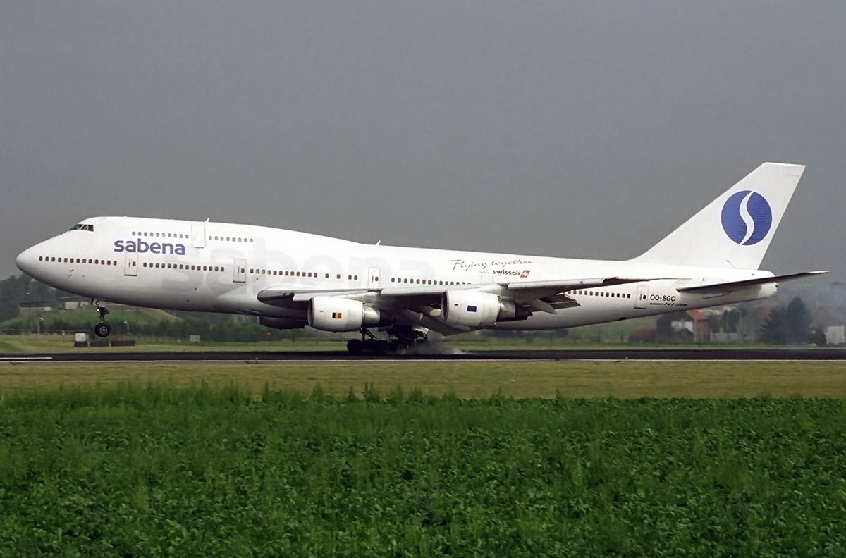 BigIronLB's tweet photo. Sabena B747-300 https://t.co/jXoPhYcDWZ