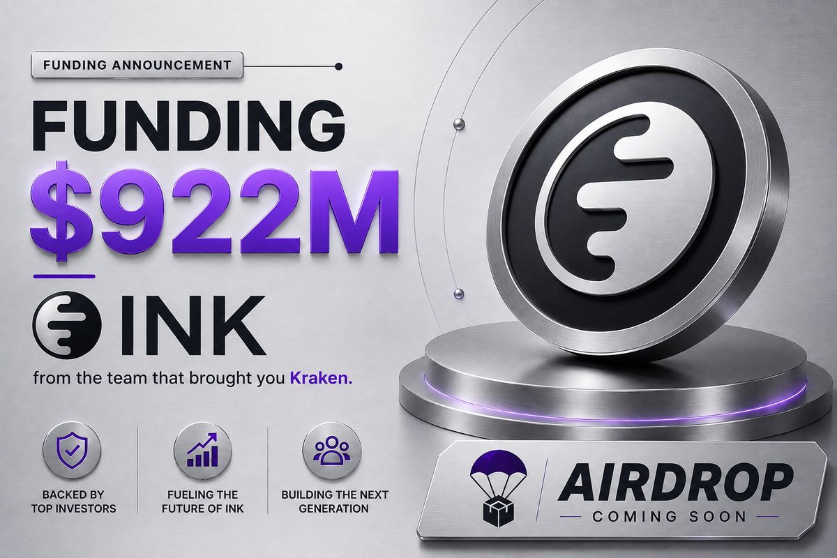 Coco_Airdrop's tweet photo. $INK Airdrop Incoming - Full Guide 🪂

🐋 Backed by @krakenfx
💰 Funding: $925M

@inkonchain is entering a new phase with the $INK token + INK Foundation now in the picture.

🪙 Token: $INK
📦 Supply: 1B tokens
📅 TGE: Q4 

If eligibility is based on real ecosystem activity, just doing one swap probably won’t be enough.

My $INK farming checklist 👇

🔁 Bridge assets 
→ https://t.co/YKFoA4GaN3
→ https://t.co/vHu0XVACof

🔄 Swap + provide liquidity 
→ https://t.co/gn2EhT8sBO
→ https://t.co/AtBA1WtlgO
→ https://t.co/zqbSxd2ZCV

🏦 Lend & borrow 
→ https://t.co/zPnLk5TpWB
→ https://t.co/WUaMXh7byr

🌐 Build on-chain identity 
→ Register a NAME domain
→ https://t.co/TBo44ad4LD

📈 Try perps → https://t.co/jVv4eZbl37

🎭 Build your community presence 
→ Join INK community roles
→ https://t.co/wCtA7x69OE

You can say GM to me:👇
https://t.co/Pybsvl1FD4 
0x0Bc9D83C8dfa67463cF6Fc04500156AF319280cd

⚠️ Note - I’m not recommending that new users farm this at all right now.

$INK season is getting closer. Are you already farming? 👇