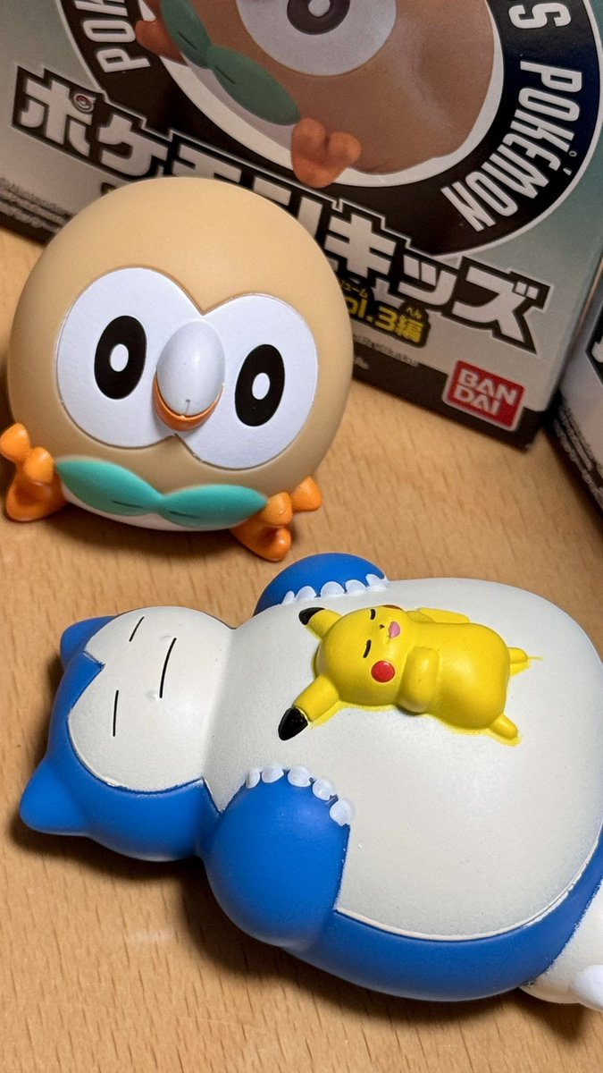 haruka6969's tweet photo. ポケモンキッズ
お目当てちゃん無事ゲット
モクローちゃんおめめきゅるん♡ https://t.co/xgJVnmGJ82