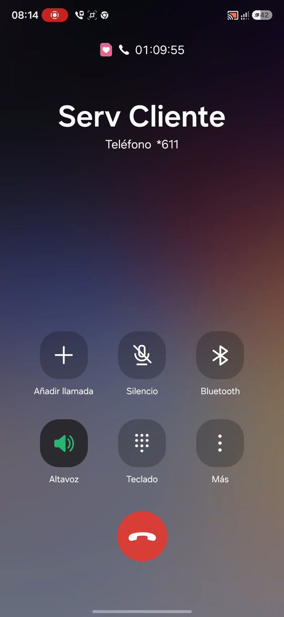 MeLiiGomez's tweet photo. 1:10min, me pasaron con 6 agentes diferentes, nunca me comunicaron con soporte, 1 semana sin servicio de internet hogar @MovistarCo que hago con ustedes? https://t.co/I9TmqbDmYE