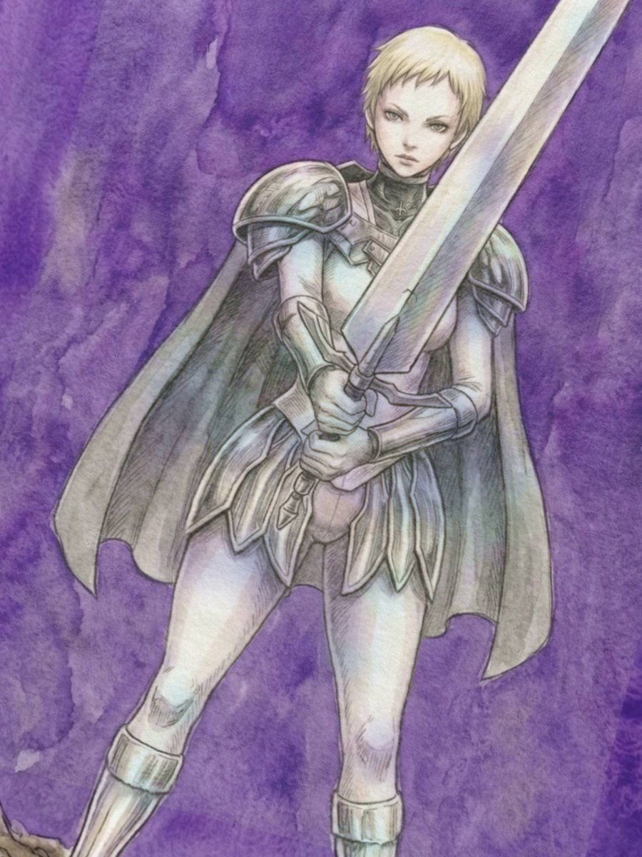 SEN_yurine_art's tweet photo. デネブ（クレイモア🗡️ ） https://t.co/Je1jdhdP4q