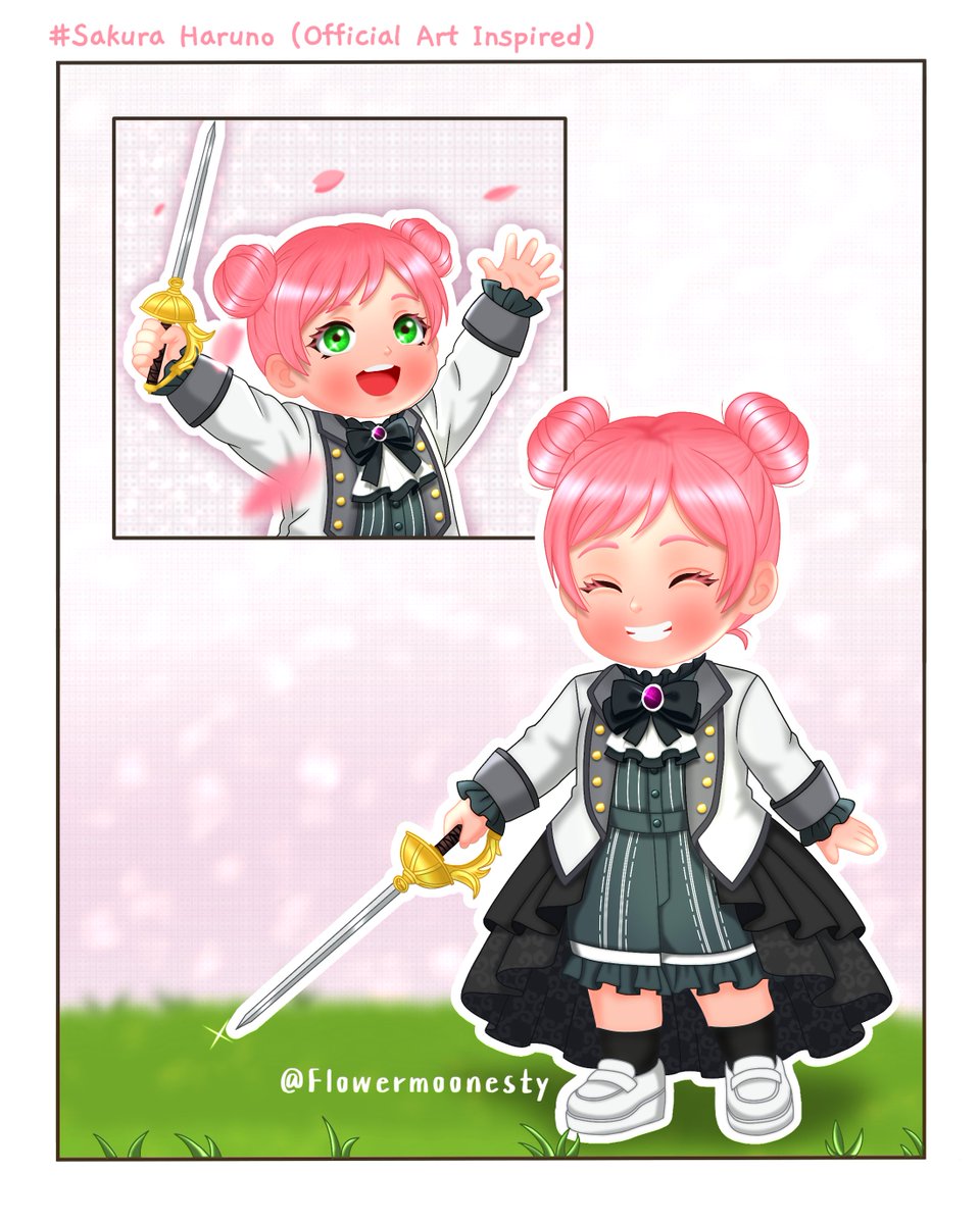 flowermoonesty's tweet photo. #Sakura Haruno (Official Art Inspired) 🌸✨ https://t.co/x17AU6myj9