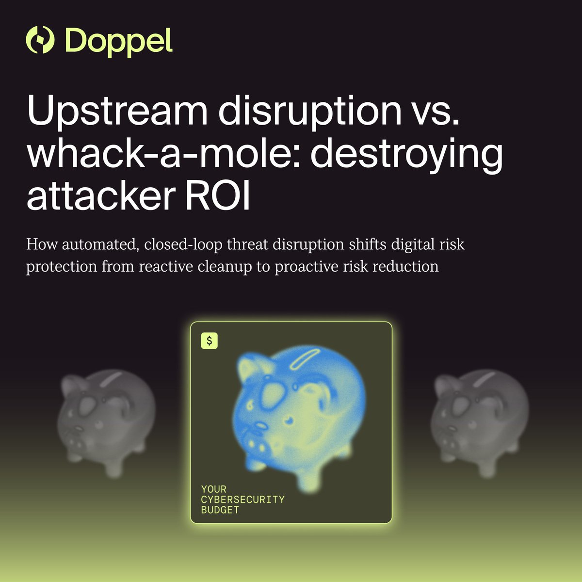 DoppelHQ's tweet photo. Quarantining individual phishing links is a never-ending game of whack-a-mole.

Lookalike domains and landing pages are cheap and disposable. When your team focuses solely on removing inbox artifacts, you absorb an endless tax on the business while the underlying threat infrastructure stays live.

If you want to stop multi-channel social engineering campaigns, your security operations need to target the economics of the attack.

By moving your defensive layer upstream (dismantling hostnames, rogue registrars, and malicious infrastructure before execution), you break the threat actor's business model and collapse their ROI.

Here's how: https://t.co/VvWvNlMQbt
