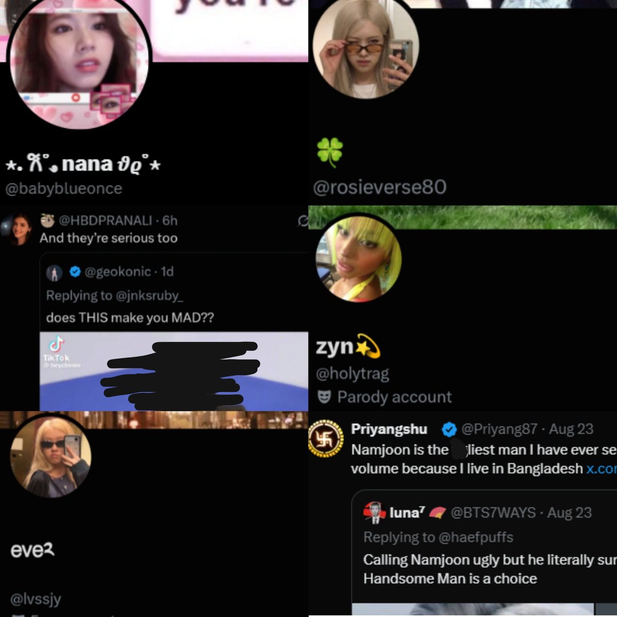BTSPROTECT07's tweet photo. 🚨REPORT these obsessed antis🚨
Report their acc under-
 ◉Hate,abuse,or harassment 
◉ Spam

📌https://t.co/VtkyATgtYG

📌https://t.co/mdrCO6kyao

📌https://t.co/Rk5Cr6XBVN

📌https://t.co/DxLUro4T84

📌https://t.co/qM25tKgw8Q

📌https://t.co/RHYs7eiEsQ https://t.co/sbfwhl2lFI
