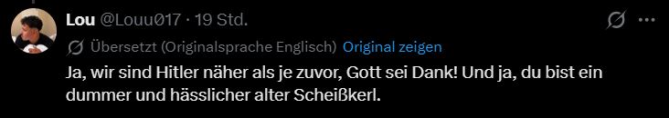 SwissHunter35's tweet photo. May I introduce you to Lou.
Sei nicht wie Lou. https://t.co/lAYHdvPMN1