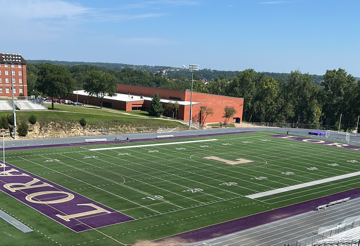 CoachNovakLoras's tweet photo. Not a bad office view, but I prefer it with the football team on it! https://t.co/lefDHP1xMM