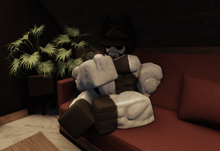 Krambulus's tweet photo. Feral Agent album.1/2
» Waiting for him. 

#bara||#rr34||#r34||#gayr34||#RobloxCondo https://t.co/9FiGGAix1b