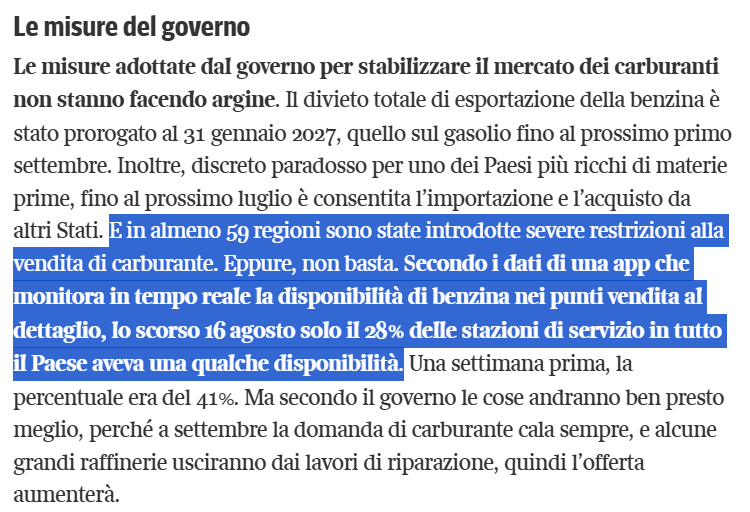 emmevilla's tweet photo. Pensate: siamo andati verso l'estate convinti che saremmo stati noi a dover fare "austerità energetica", e invece va a finire che la devono fare i russi. https://t.co/5KHG6WFWA3