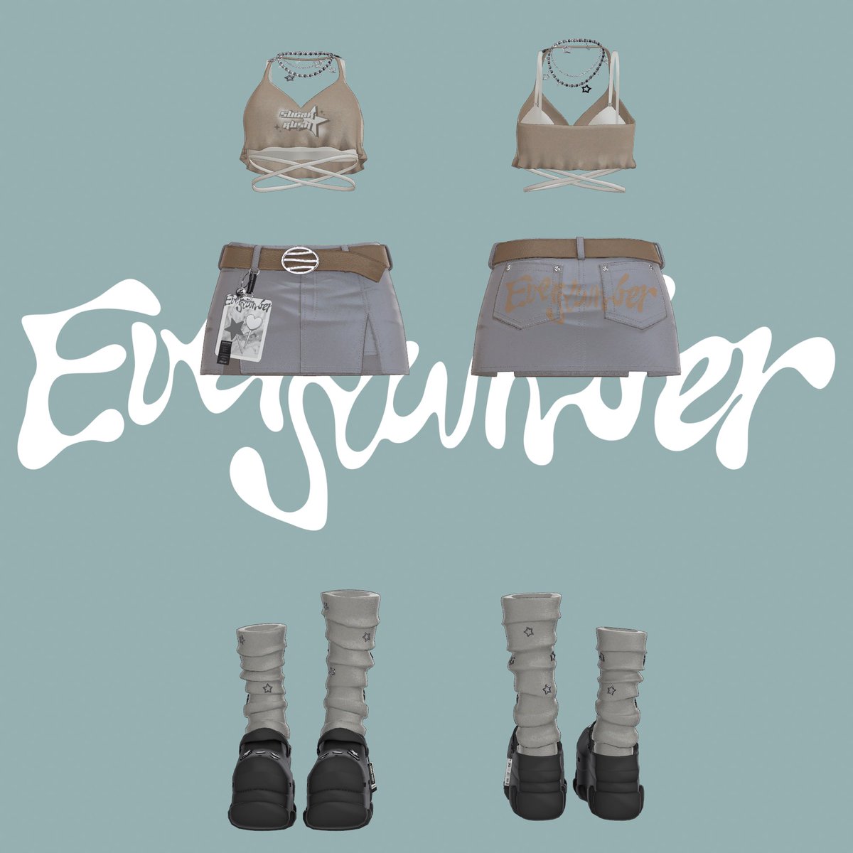 EverSlumber_'s tweet photo. カラバリを9種制作したのですが、一部をご紹介します🍬
お好みのカラーはありますか？🍭

▼対応アバター
rurune / 輝夜 / 瑞希 / MUMUS / しなの / LUMINA / Lapwing / Sio / Milfy / Eku / 海咲 / ショコラ / ライム / プラム / シフォン https://t.co/DRaaZC4YCS