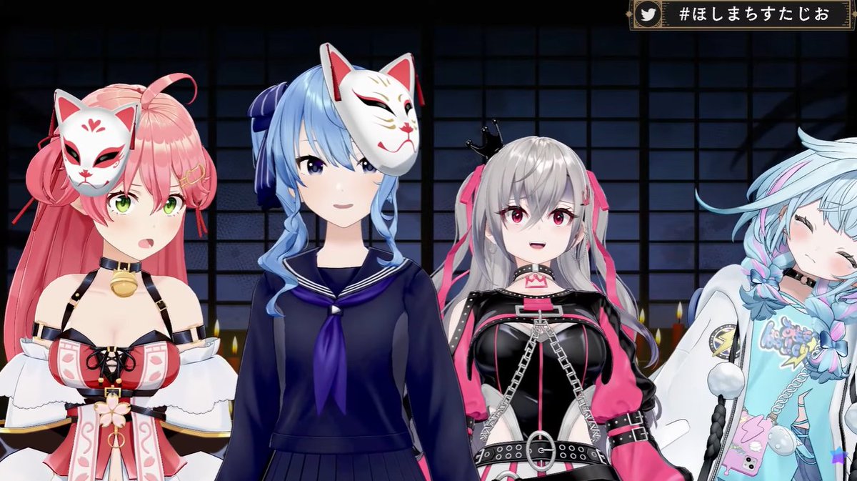kex884's tweet photo. アーカイブ見てますが、動画の最後を見たリオナさんとすうちゃんの顔がおもしろいｗ
 #ほしまちすたじお https://t.co/LA1yF41RPK
