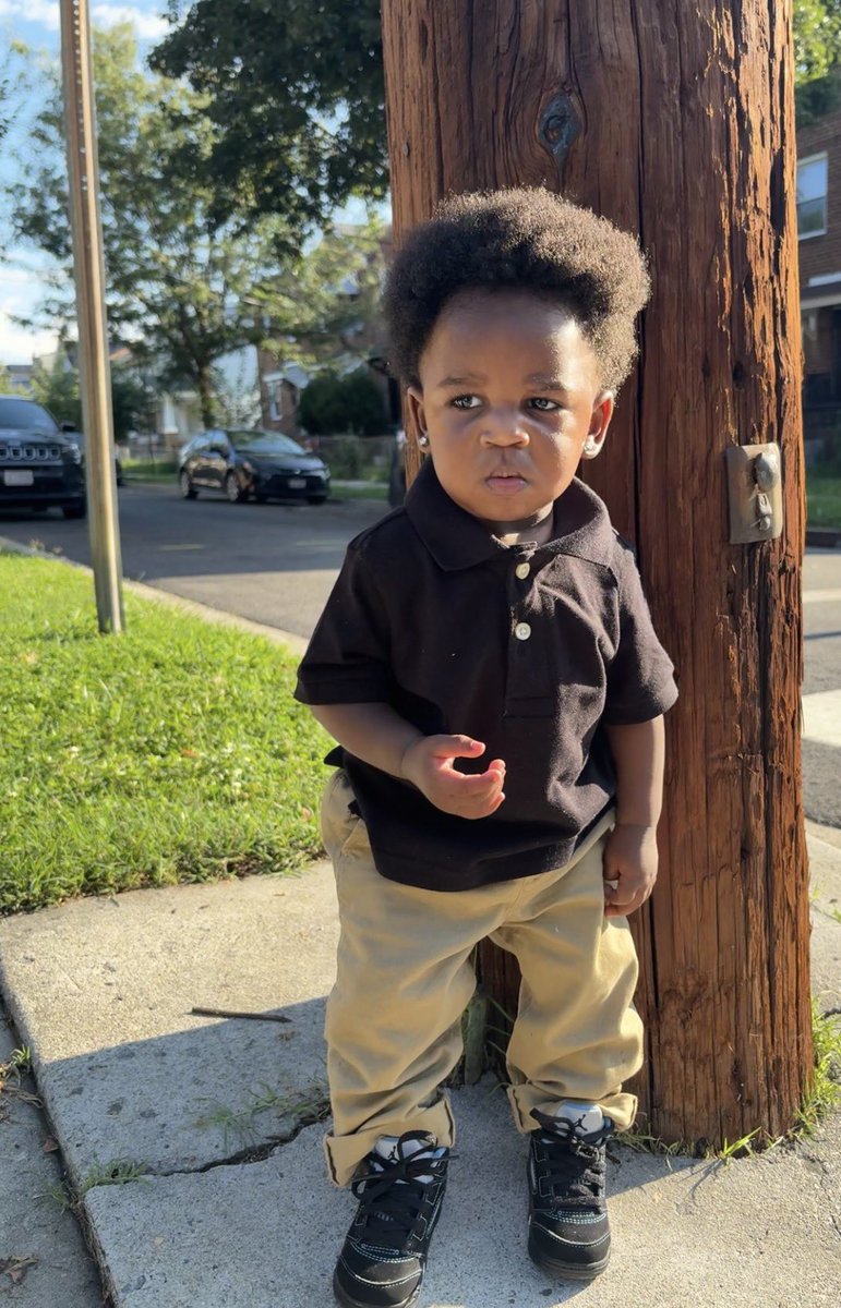 daejahnaeeee's tweet photo. #9months His first day😍 https://t.co/jYxCHoKVwp