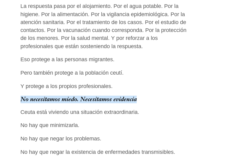 RamonFedz's tweet photo. Esto de @joancmarch es brutal:
"Hay declaraciones políticas que merecen una respuesta política. Y hay declaraciones que, cuando utilizan la salud pública como argumento, necesitan algo más: una respuesta científica" https://t.co/JE9iPI2tXb