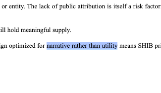 jaeseem's tweet photo. GUYS THERE IS BRAND NEW CRYPTO RELATED SEC FILING:
https://t.co/cO8DhE8AN4

They call meme assets "narrative rather than utility" and gives DOGE and SHIB as example

You can check the date it is published couple hours ago

THIS IS TRULY GOOD NARRA FOR MEMES https://t.co/eyjZw3Zcl5